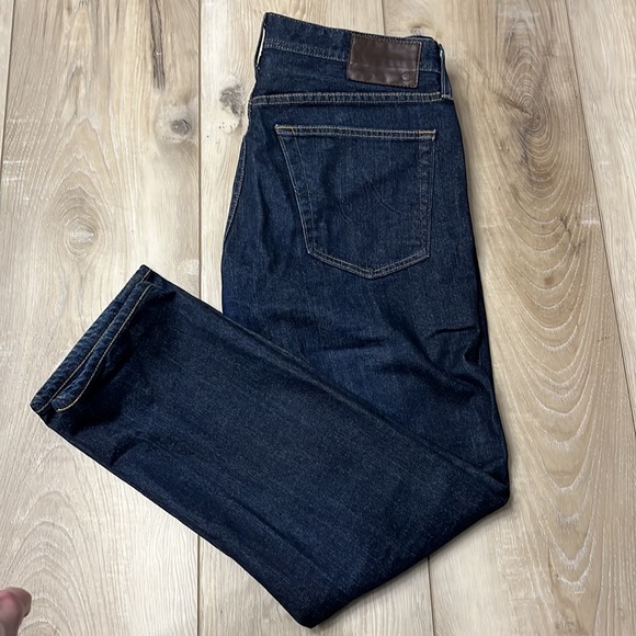 AG Adriano Goldschmied The Everett Slim Straight Jeans Men’s 33x30 Dark Denim - Picture 5 of 7